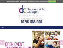 Tablet Screenshot of derwentside.ac.uk