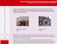 Tablet Screenshot of cvs.derwentside.org.uk